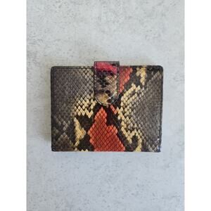Genuine Python Wallet By Bosca For Unisex